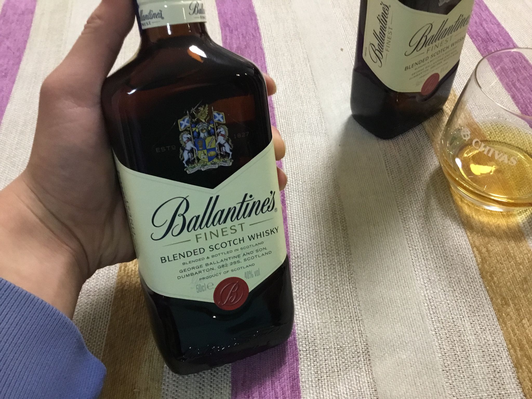 【顺丰包邮】苏格兰威士忌进口洋酒 ballantine百龄坛双瓶装500ml*2