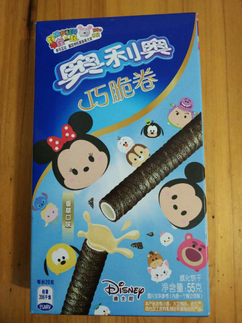 奥利奥(oreo 饼干 巧脆卷口味55g(新旧包装随机发货)晒单图