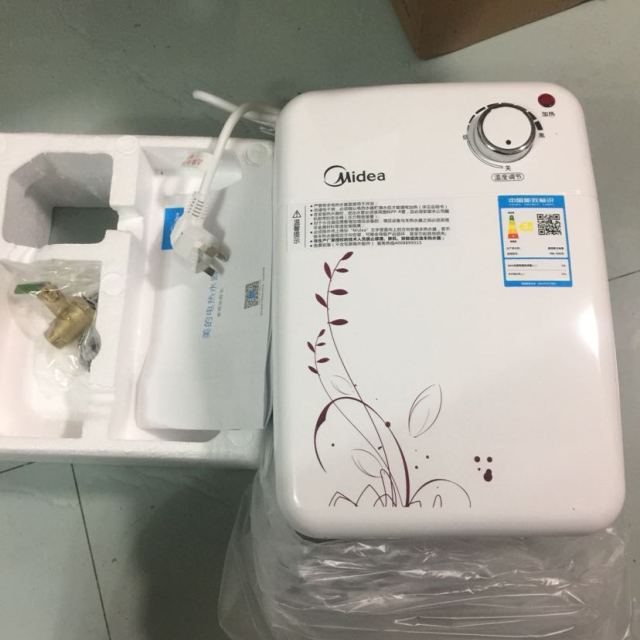 midea/美的 f05-15a(s)厨房即热式小厨宝储水式电热水器热水宝5l 上