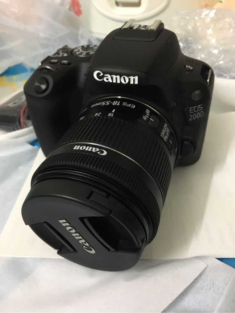 佳能(canon) eos 200d 数码单反相机/照相机18-55 is stm 镜头套装