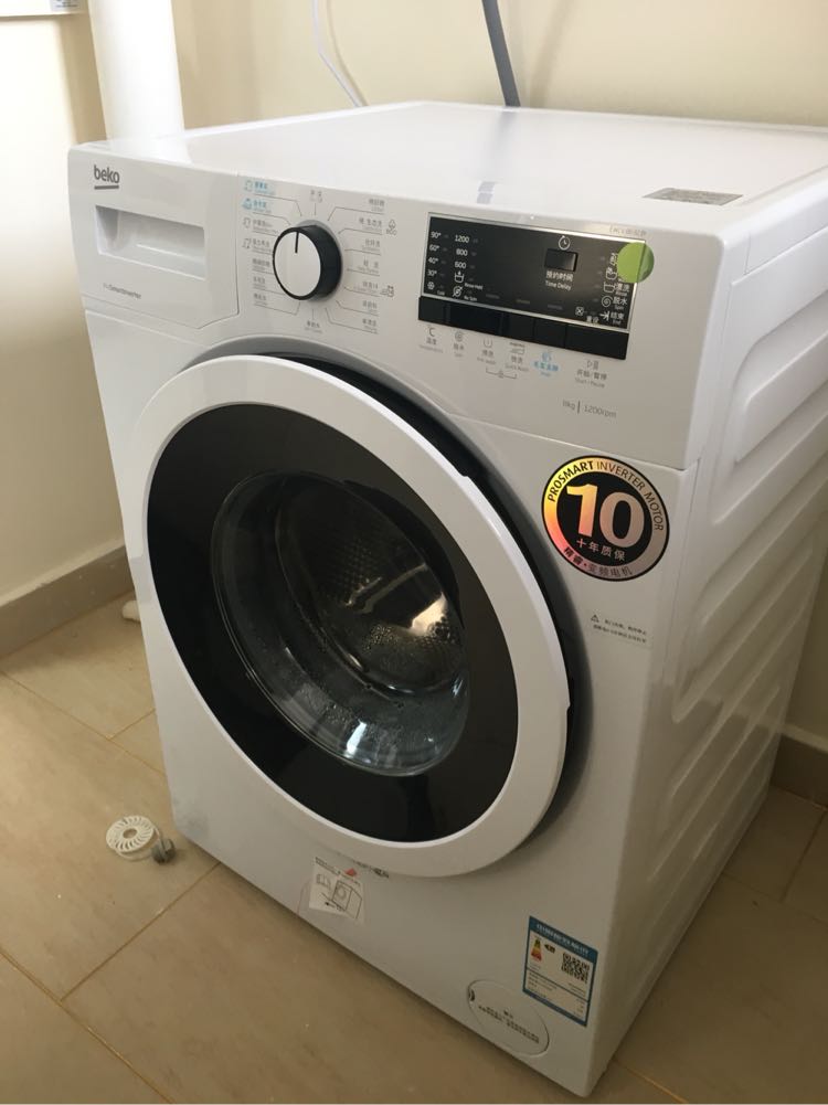 倍科(beko)ewcv8632bi 滚筒洗衣机全自动变频滚筒洗衣机滚筒8公斤 全