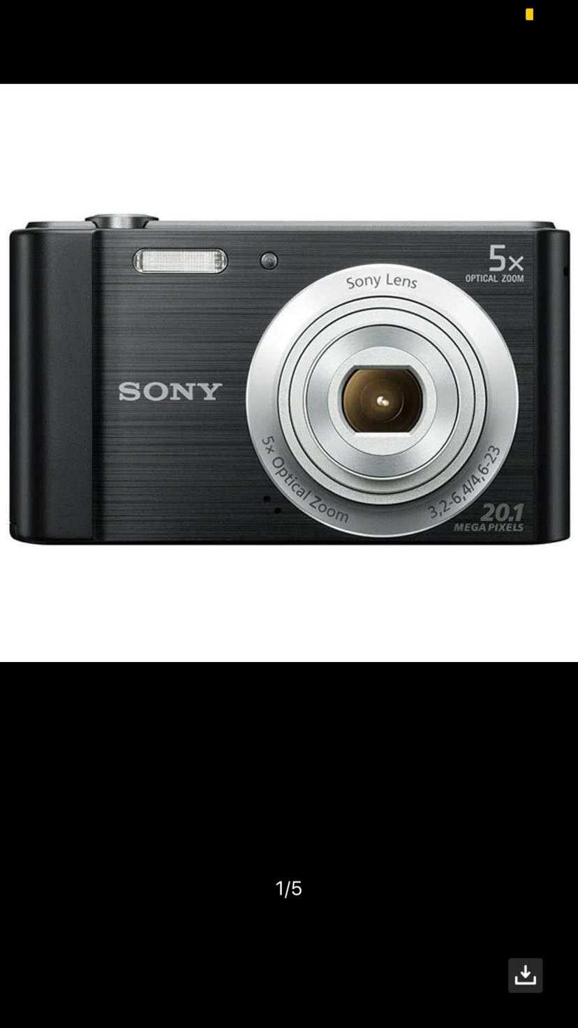 索尼(sony)dsc-w800 数码相机/照相机/卡片机 cmos传感器 2.