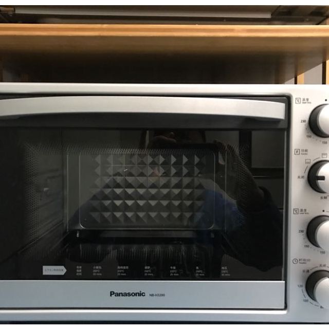 松下(panasonic)电烤箱 nb-h3200 32l/升 上下独立控温 热风循环 特有