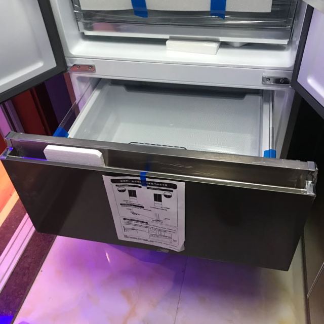 > 海尔冰箱bcd-440wdpg 多开门冰箱 干湿分储 大冷冻力 双抽屉设计