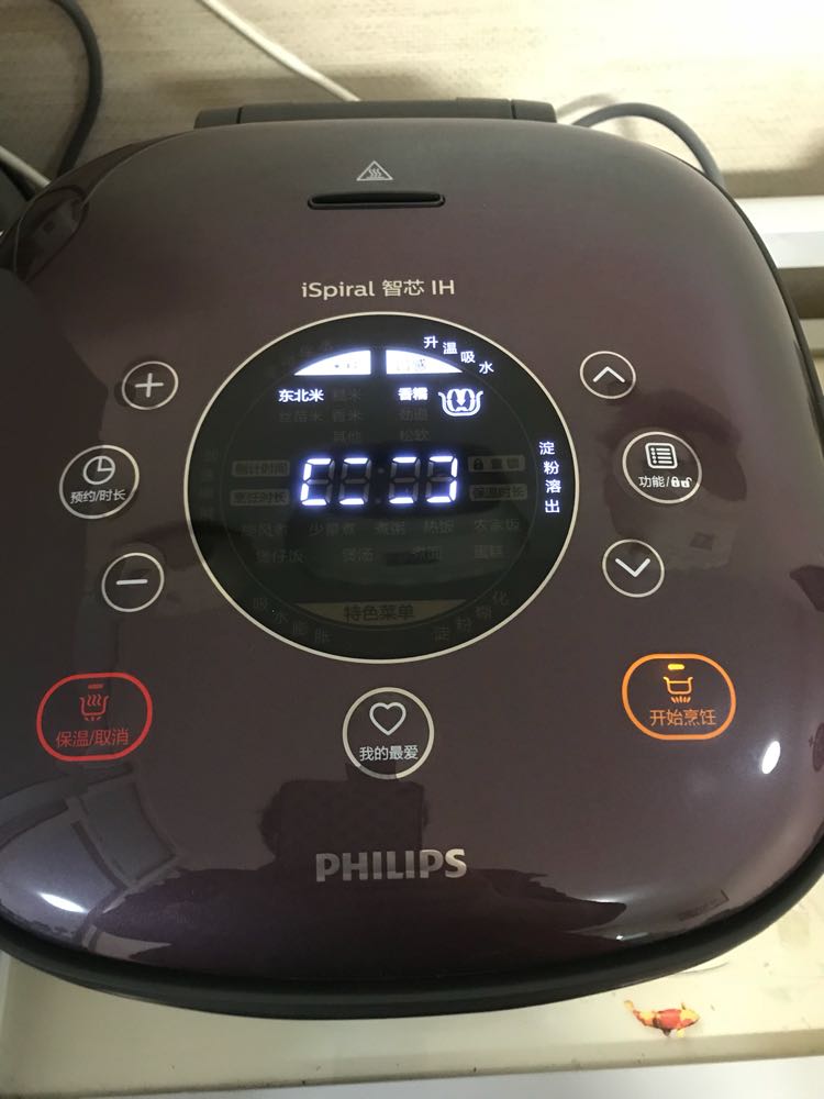 飞利浦(philips)hd3188 电饭煲 智芯回漩ih智能多功能4l家用电饭煲