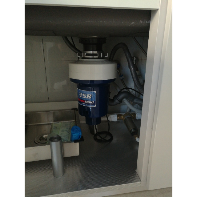 美国唯斯特姆正品厨房垃圾处理器碎骨机 家用水槽粉碎