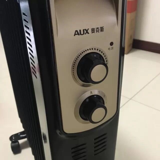 20013d取暖器电暖器电暖气电热油汀13片油丁aux办公室家用节能电热器