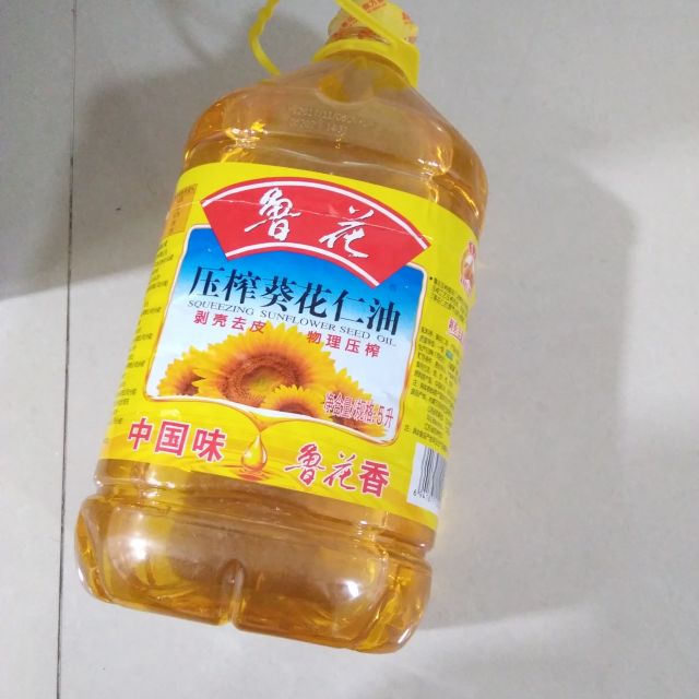 鲁花压榨葵花仁油5l压榨葵花仁油剥壳去皮食用油