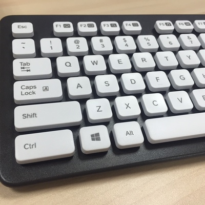 有线水洗键盘可水洗有线游戏键盘防水笔记本电脑办公巧克力薄膜键帽