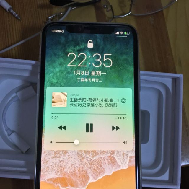 8英寸 face id 银色 256gb 苹果(apple) 海外版 iphone x 全屏手机 5.