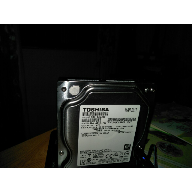 > 东芝(toshiba)1tb 7200转32m sata3 台式机械硬盘(dt01aca100)商品