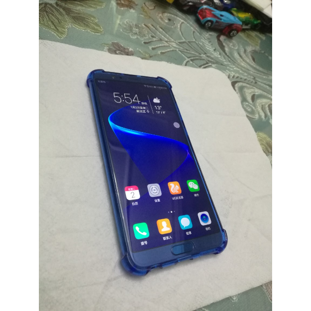 华为/荣耀(honor) 荣耀v10 尊享版 全网通 6gb 128gb 极光蓝色 移动