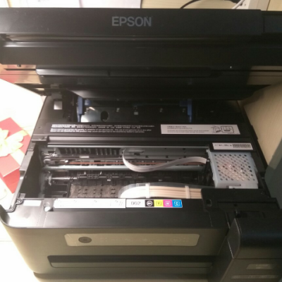 爱普生(epson)l4158 喷墨打印机 黑色墨仓式 彩色无线