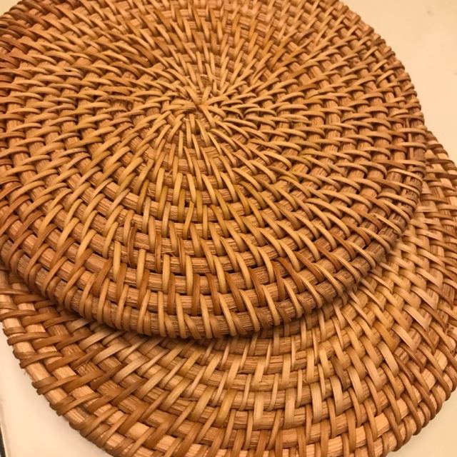 senseyo杯垫手工编织越南藤编杯垫餐桌盘子隔热垫碗垫_美美编织 senseyo杯垫手工编织越南藤编杯垫餐桌盘子隔热垫碗垫