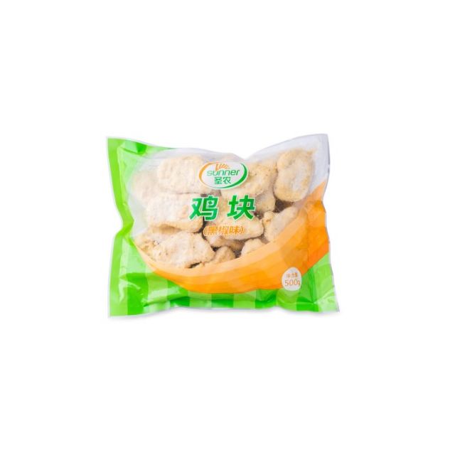 【苏宁生鲜】圣农鸡块(黑椒味)500g 方便速食商品评价 圣农鸡块