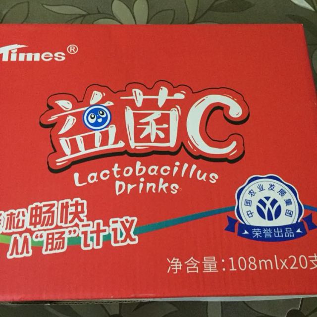 > 时代times 益菌c 饮料 乳酸菌 饮品 108ml*20 礼盒装商品评价 >