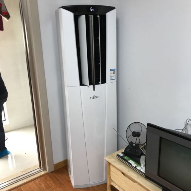 富士通 正3匹 全直流变频 立柜式家用冷暖柜机轻奢空调agqg25llca
