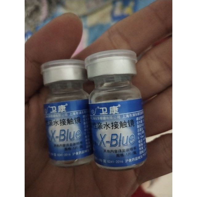 卫康隐形眼镜年抛xblue1片装525