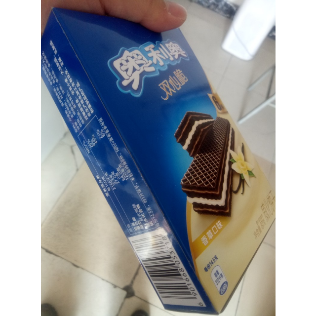 > 奥利奥(oreo) 威化饼干 零食 双心脆香草口味87g商品评价 > 此次