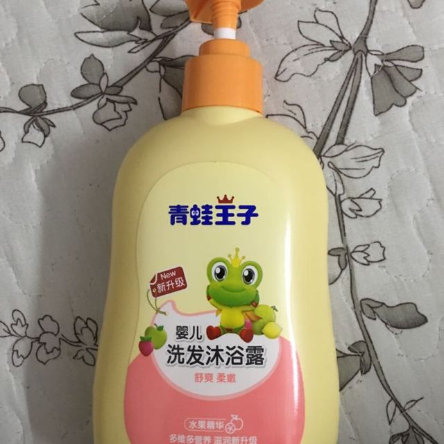 青蛙王子婴儿洗发沐浴露(水果精华)310ml 舒缓滋润宝宝洗发水