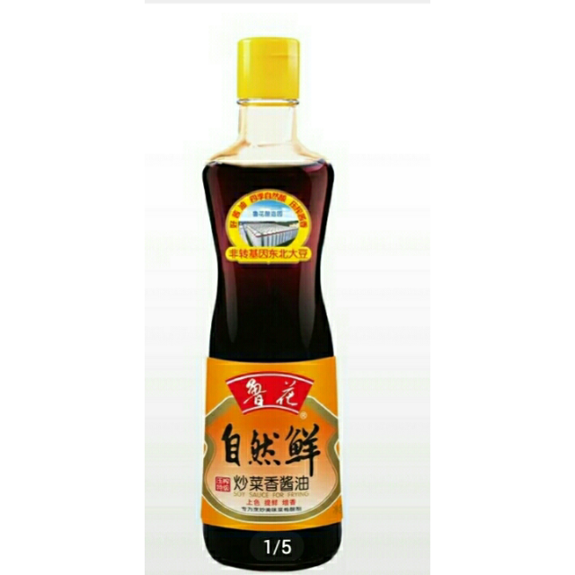 鲁花炒菜香酱油500ml调味品自然鲜炒菜香酱油酿造酱油生抽