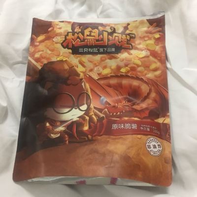 【三只松鼠_小贱脆薯100g】休闲零食膨化食品小吃薯片原味