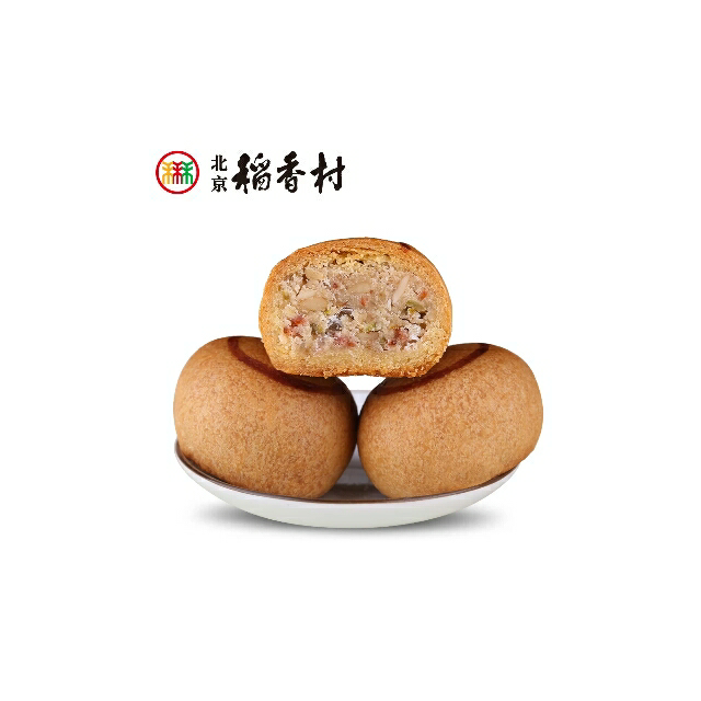 稻香村京式月饼特产自来红290g 美食小吃糕点节日传统