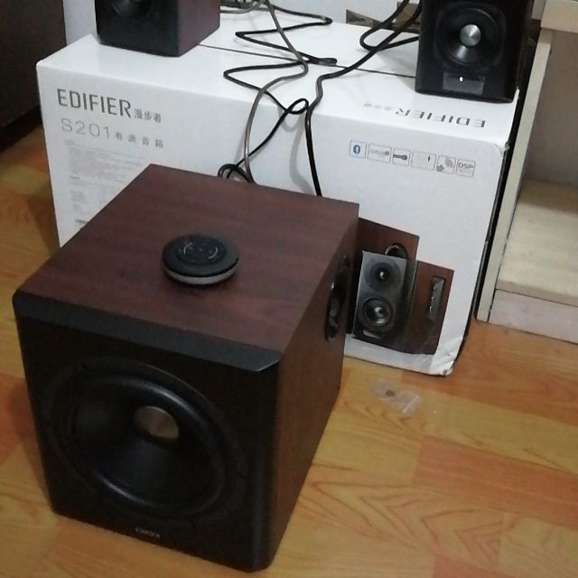 > edifier/漫步者 s201音响电脑台式低音炮无线蓝牙hifi多媒体音箱