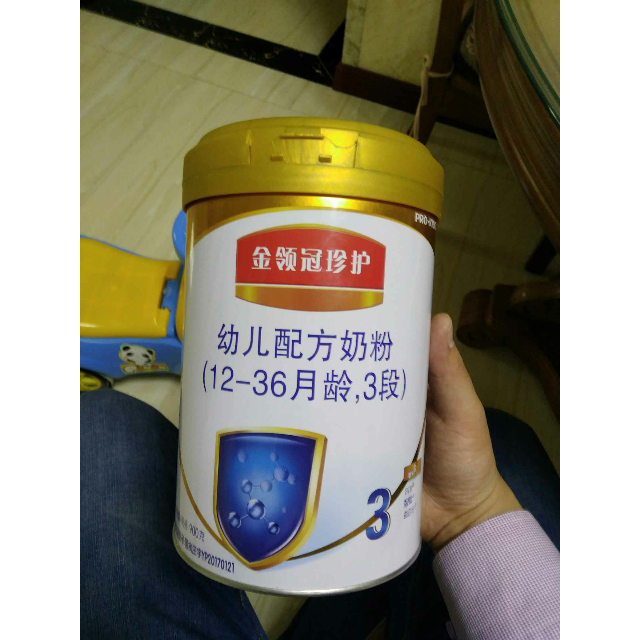 > 伊利奶粉 金领冠珍护3段 1-3岁 幼儿配方牛奶粉900g 罐装商品评价 >