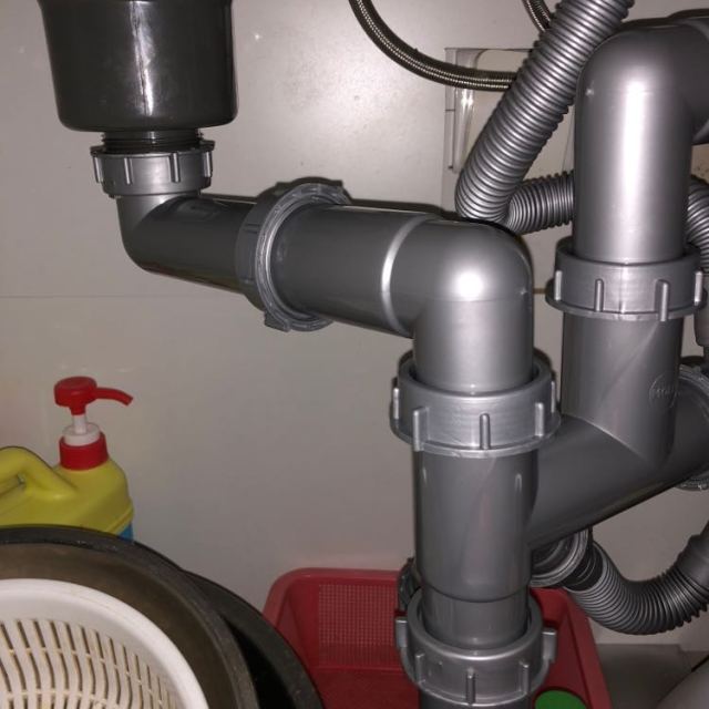 moen摩恩优质双槽厨盆下水管配件sb021优质厨房水槽下水器配件