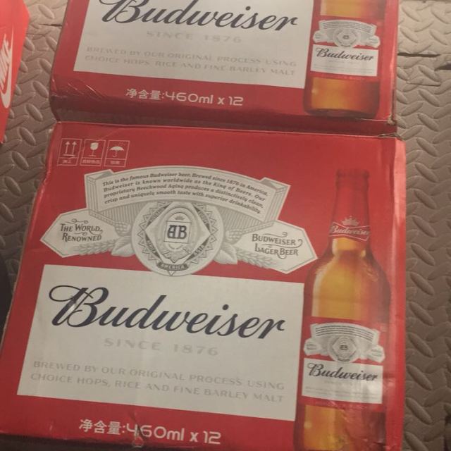 中粮我买网百威啤酒460ml12瓶整箱装
