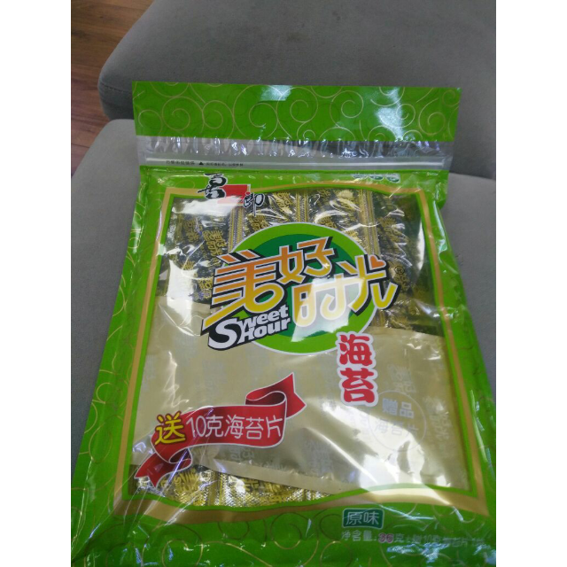 > 美好时光 海苔 原味 36g/袋商品评价 > 很好很好很好很好很好.