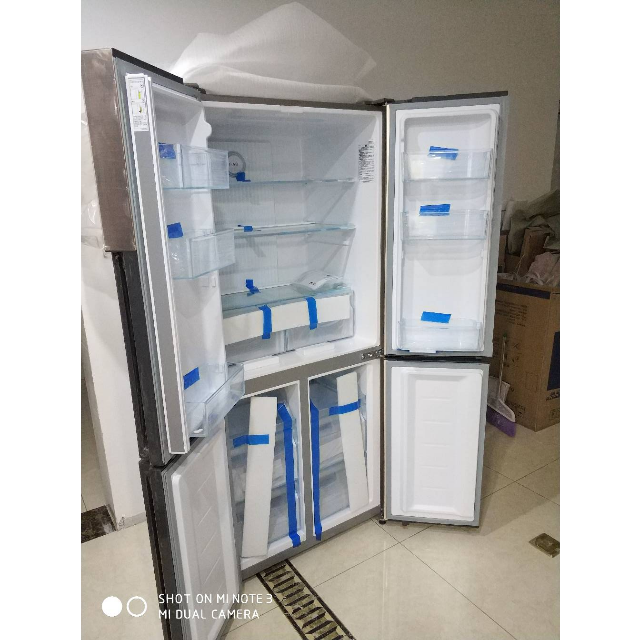 海尔(haier)冰箱bcd-458wdvmu1 458升十字对开多门冰箱 变频风冷无霜