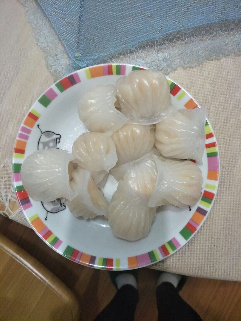 鲜聚汇 广式水晶虾饺300g*3包装广东港式点心虾饺皇生鲜速冻水晶虾饺