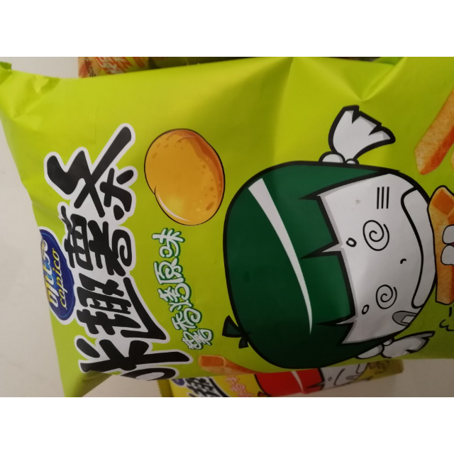 可比克膨化食品咔趣薯条70g薯香烤原味