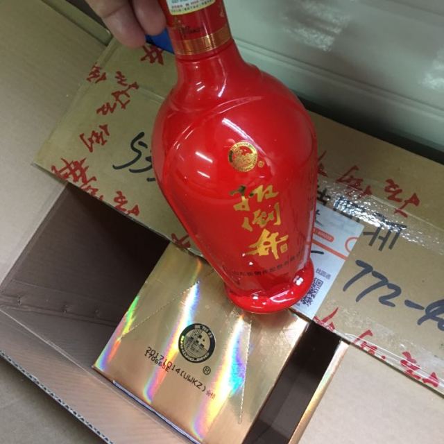 扳倒井408度固态750ml6瓶整箱装扳倒井香型纯粮食酒配礼品袋