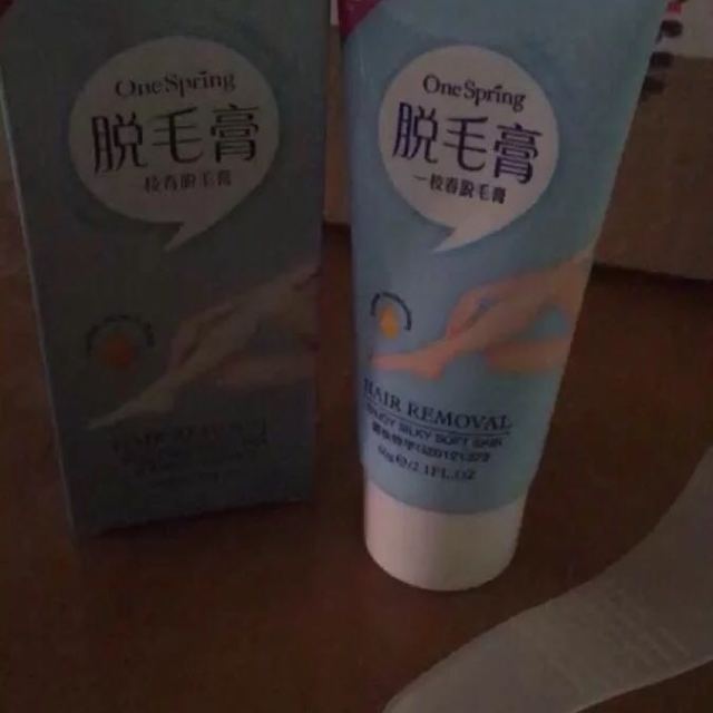 一枝春脱毛膏【60g【送修护液60g 温和不刺激去腿毛去腋毛 全身