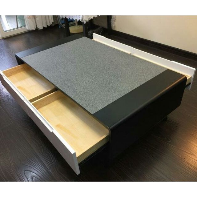 狄雷斯/dileisi 北欧茶几电视柜组合现代简约客厅火烧石钢化玻璃电视