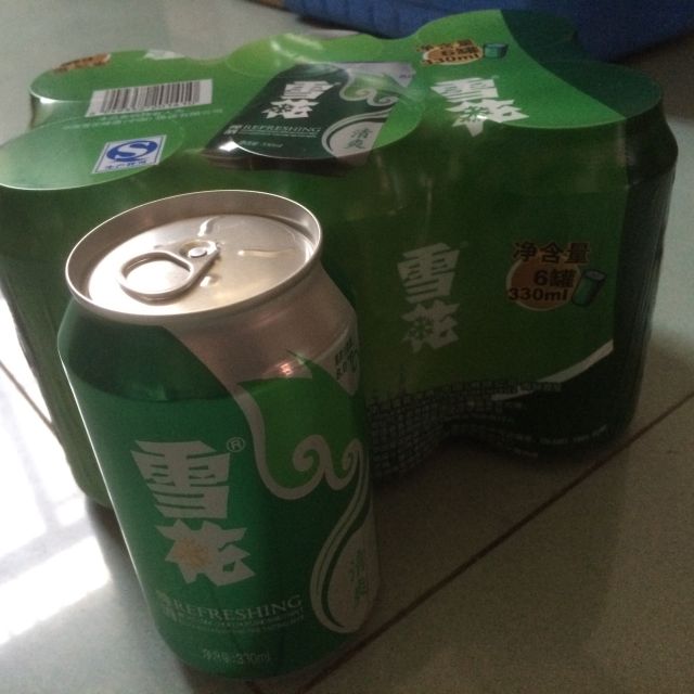 雪花啤酒snowbeer8度清爽330ml24听整箱装