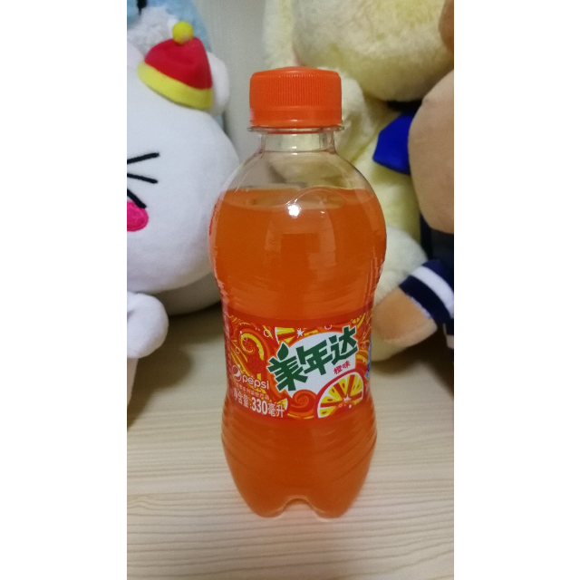 美年达橙味汽水330ml*12瓶塑包 碳酸饮料商品评价 > 很喜欢买这种小瓶