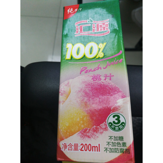 【精品礼盒】汇源100%桃汁200ml×12盒果汁/果蔬汁拼团买的,生产日期2