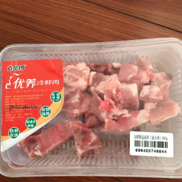 苏宁生鲜金锣精选汤排汤小排450g精选肉类猪骨猪肉