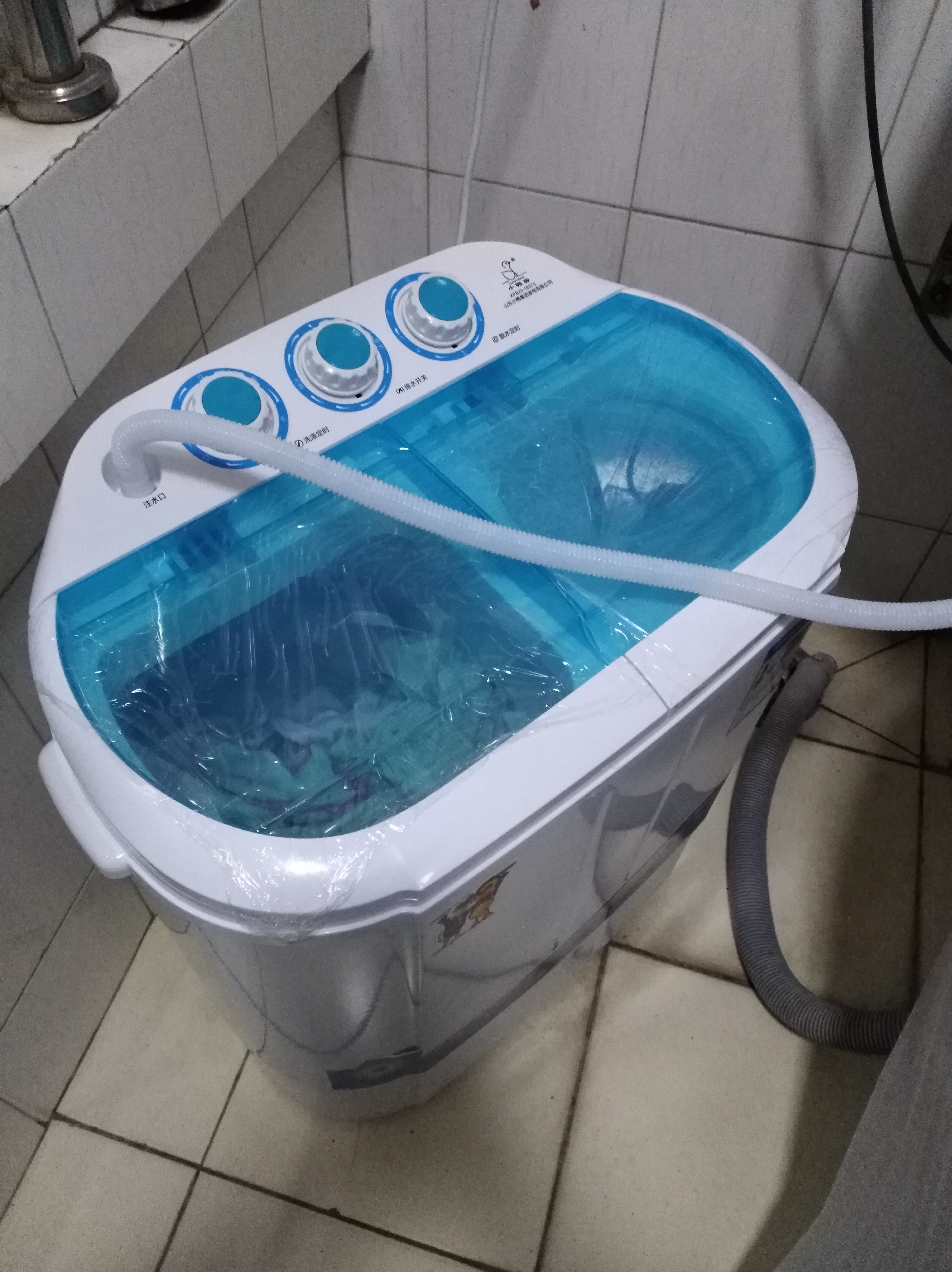 洗衣机双缸迷你