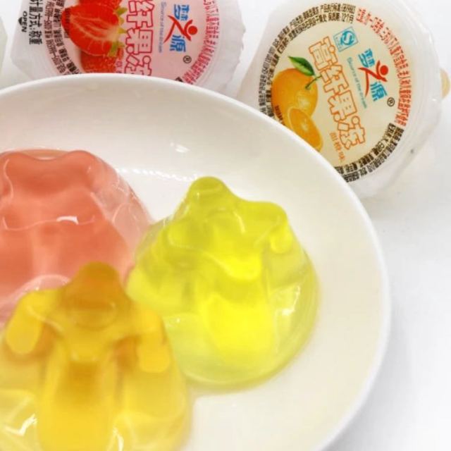 梦之源果冻小杯装500g混合味休闲零食大礼包1斤散装味