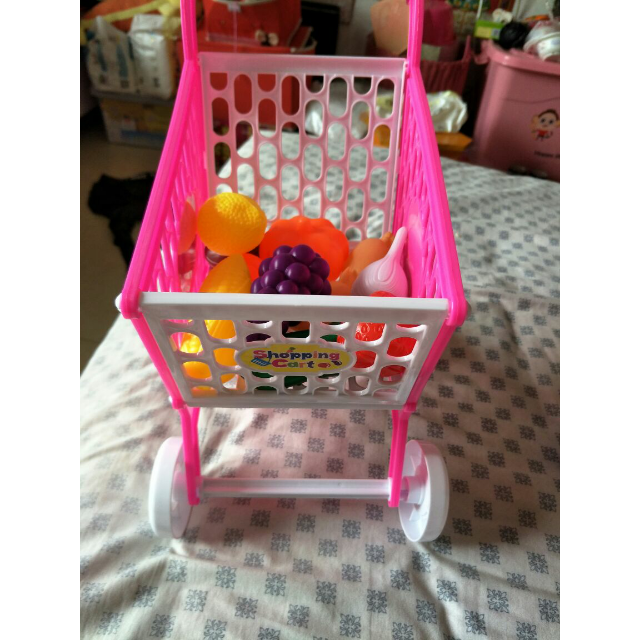 玩具 diy手工/绘画 过家家玩具 兮玉 儿童购物车玩具女孩过家家超市小