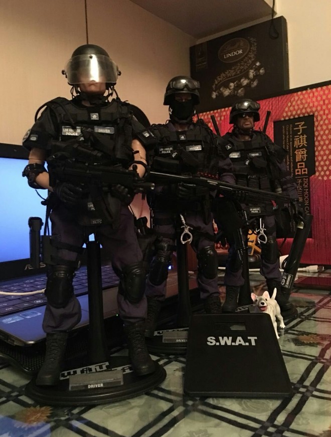 1/6兵人模型套装警察swat特种部队人偶 成人手办男军事礼物套装晒单图