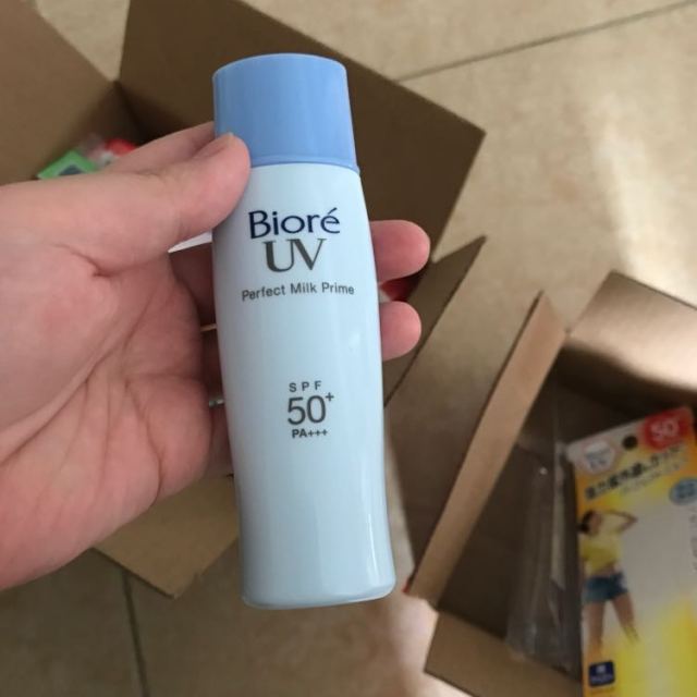 国内专柜版碧柔biore轻透倍护防晒乳液spf50pa40ml防晒霜花王出品日本