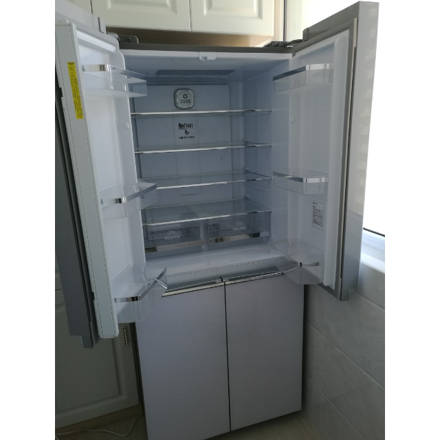 伊莱克斯/electrolux eqe4205gd 425升玻璃风冷电脑十字多门家用节能