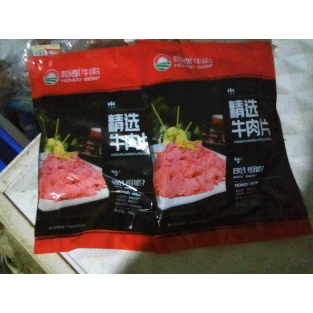 精选牛肉片150g