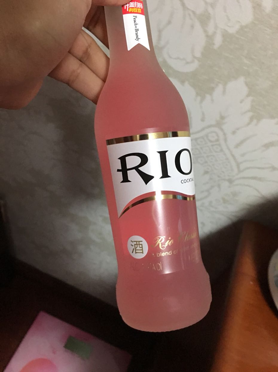 rio锐澳水蜜桃味白兰地鸡尾酒预调酒275ml*6瓶晒单图